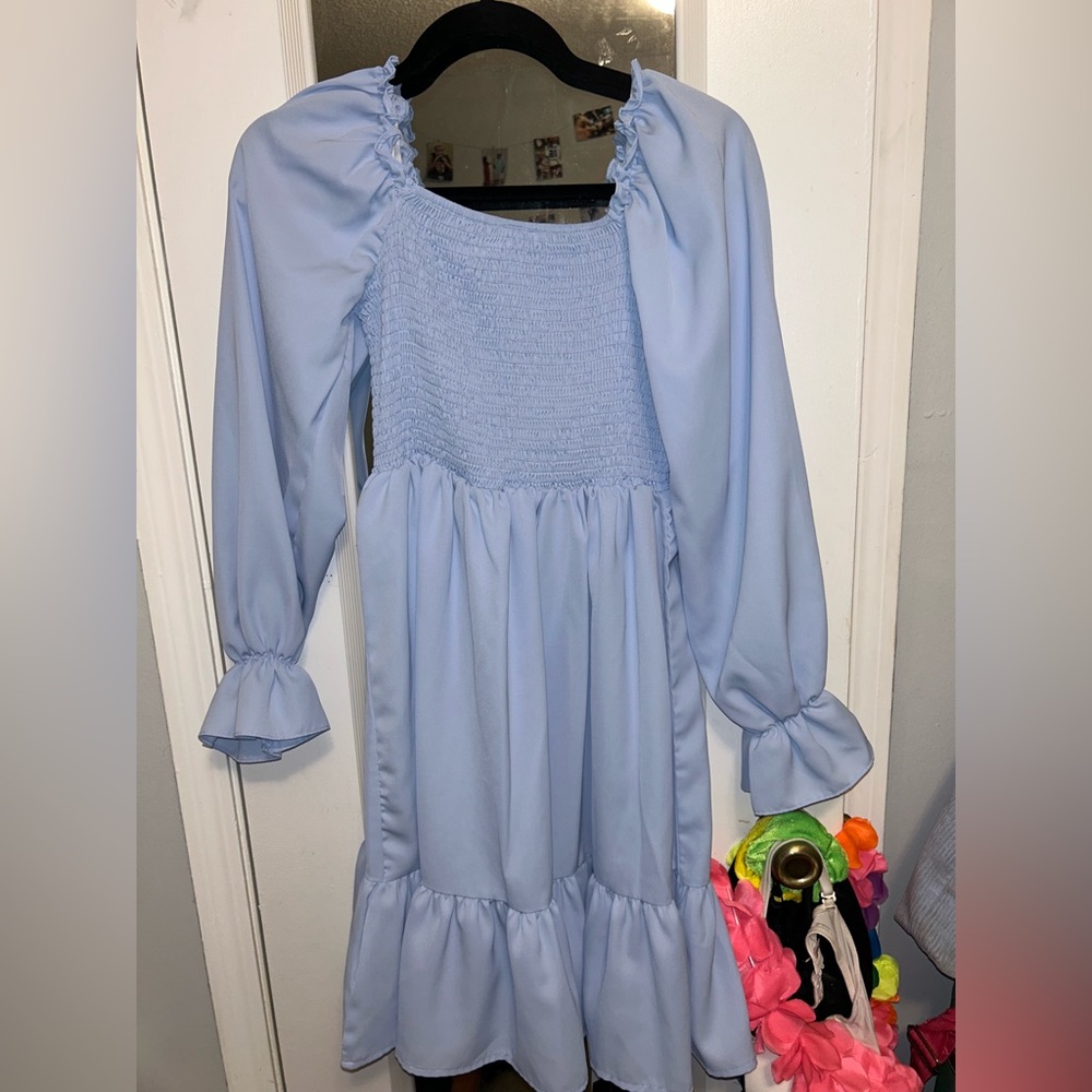 Light blue sundress